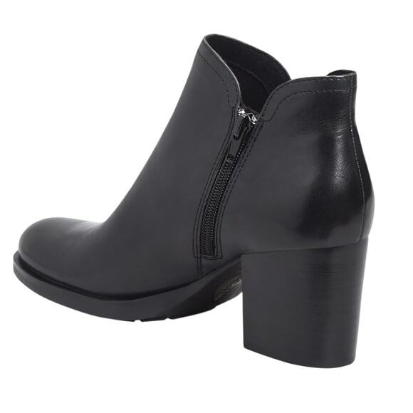 Born Womens Olivia Ankle Booties US 8.5 M EU 39 Black Leather NIB - Picture 3 of 13
